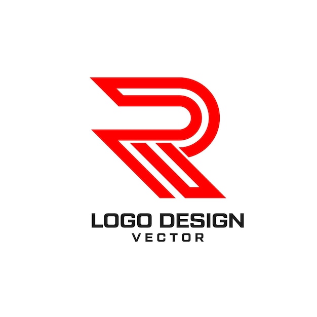 R Letter Logo Sjabloon