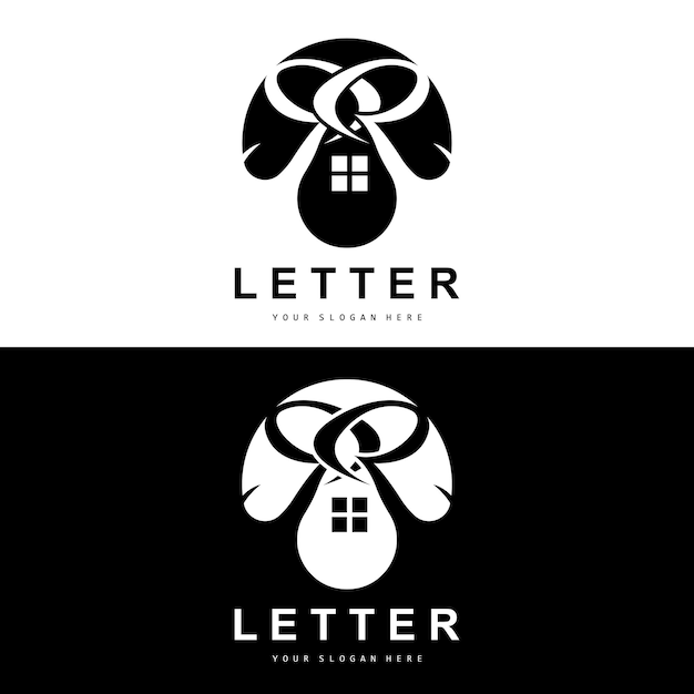 R Letter Logo Vector Alphabet Symbol Design For Brand Logos With Initial Letter