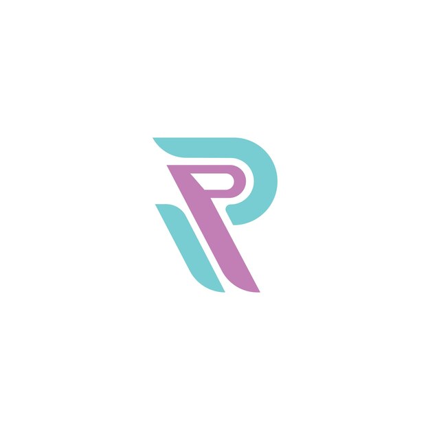 Vector r letter logo