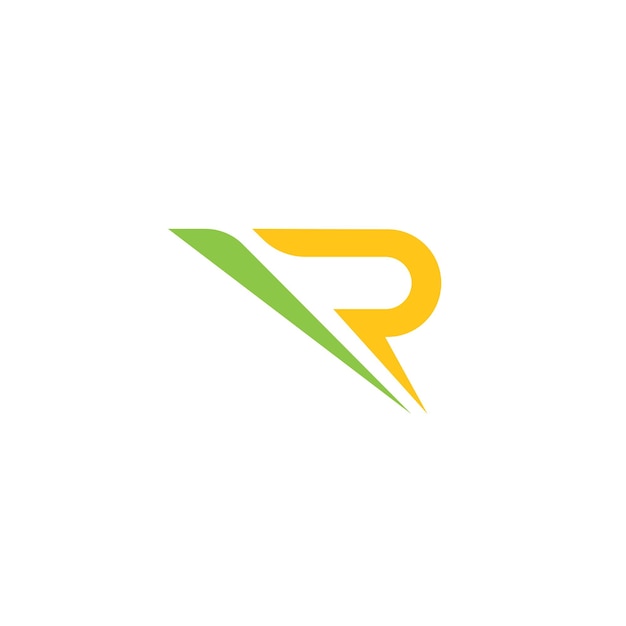 R буква логотип