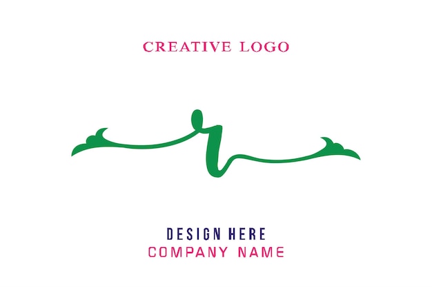 R lettering logo is simple easy to understand and authoritative