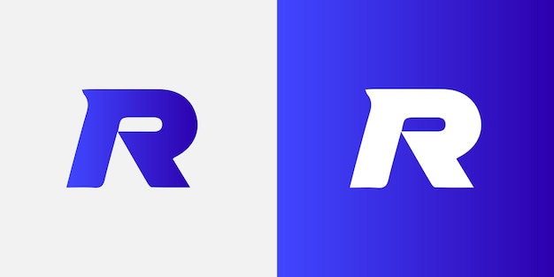 Vector r logo can be use for icon sign logo