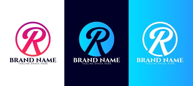 R logo design, letter r logo vector design