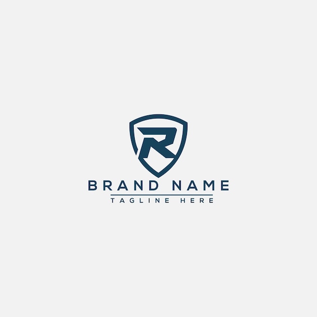 Vettore r logo design template elemento di branding grafico vettoriale