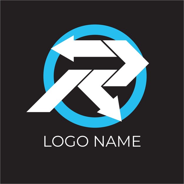 Vector r logo design