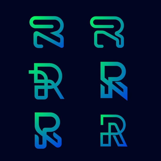 R logo design