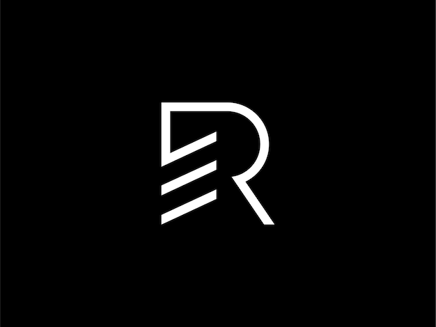 Vector r logo design