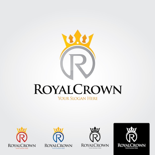 R logo initial letter design template