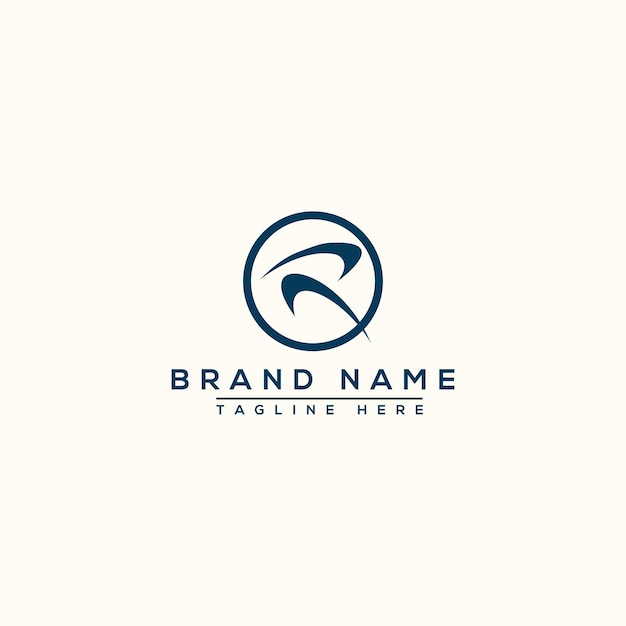 R Logo ontwerp sjabloon Vector grafische branding Element