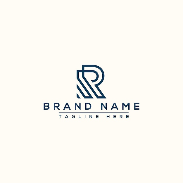 R Logo ontwerp sjabloon Vector grafische branding Element