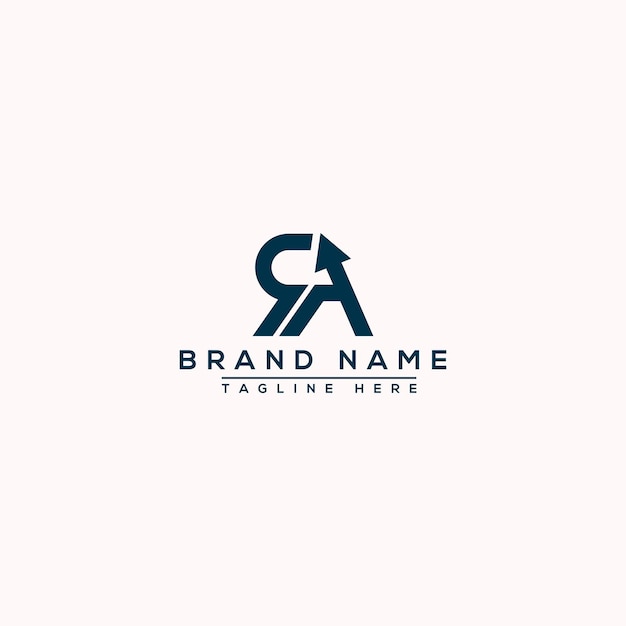 RA Logo Design Template Vector Graphic Branding Element