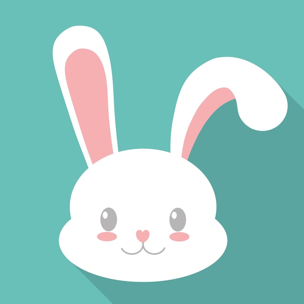 rabbit or bunny icon image 