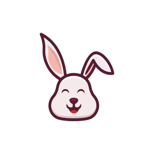 The rabbit face is a symbol of easter.