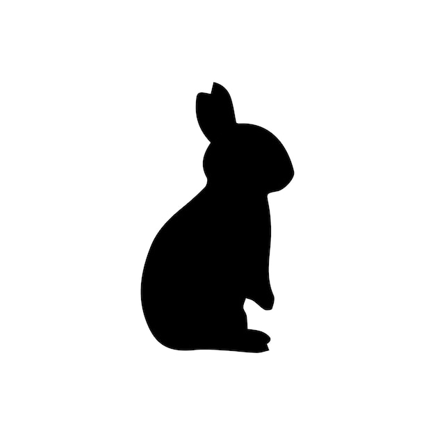 ウサギのアイコン イースターのウサギの動物のアイコン モバイルコンセプトとウェブデザインのための線形スタイルのサイン
