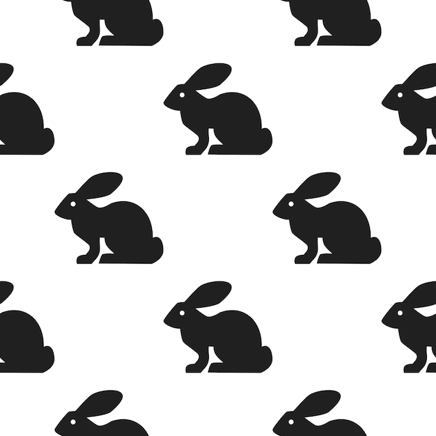 Vector rabbit icon illustration