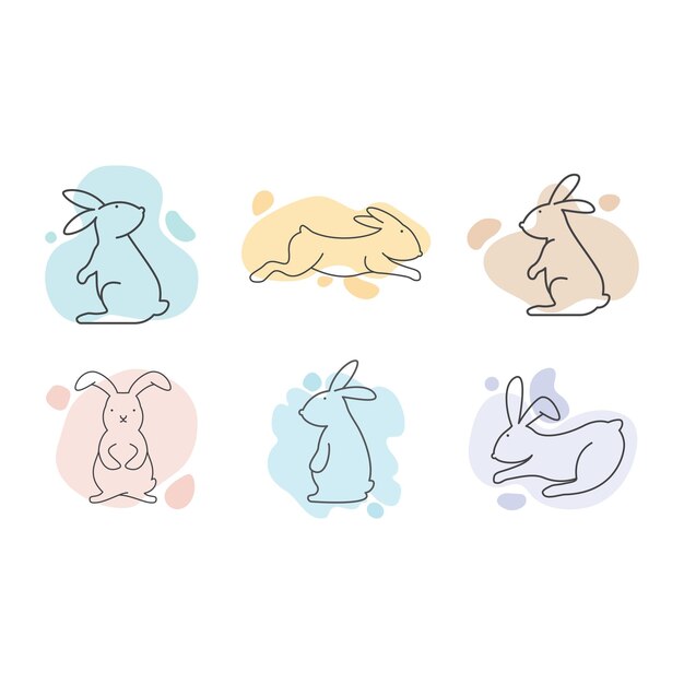 Vector rabbit illustration