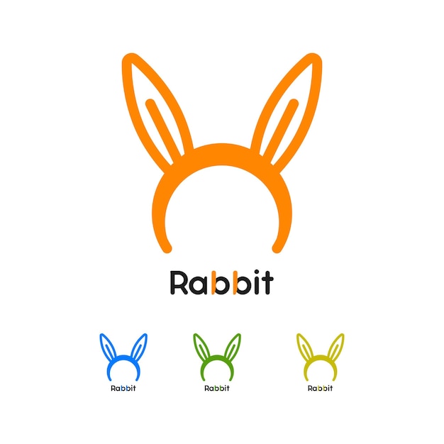 rabbit logo animal logo design