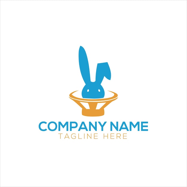 Rabbit logo design icon