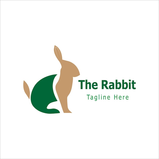 Vector rabbit logo design