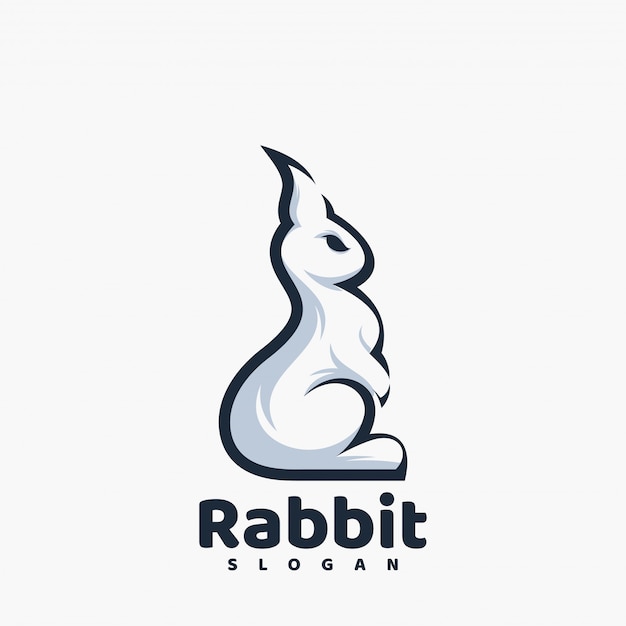 rabbit logo ready to use