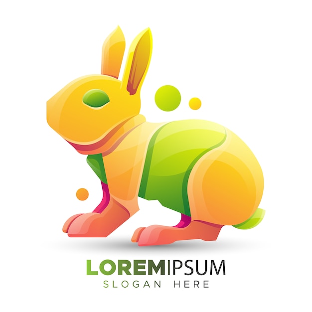 Rabbit Logo Template