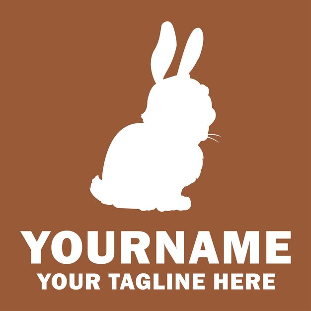 Vector rabbit logo vector