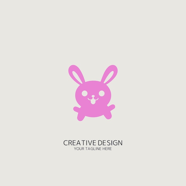 Rabbit logo vector