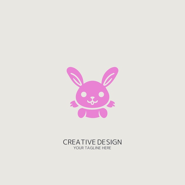 Rabbit logo vector