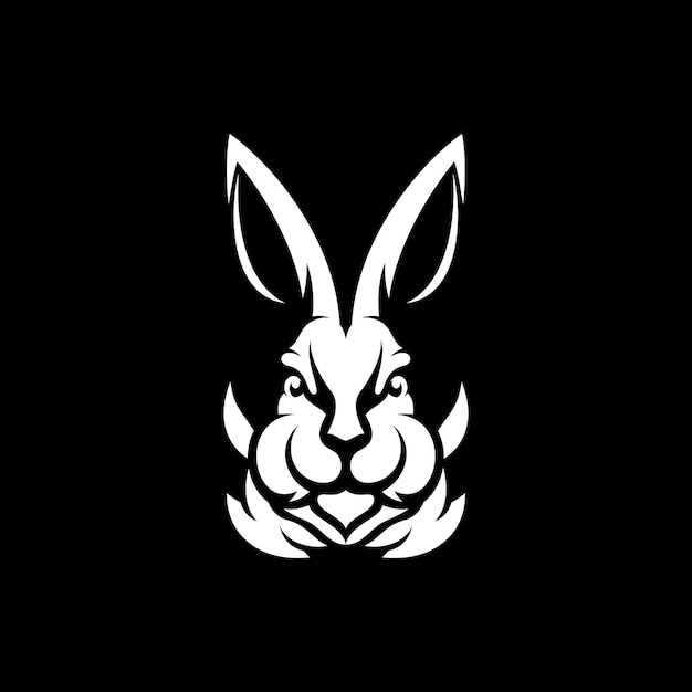 Rabbit mascot design vector