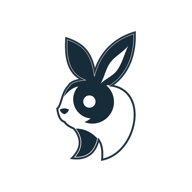 Vector rabbit vector icon illustration design