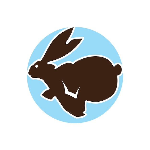 Rabbit vector icon illustration design