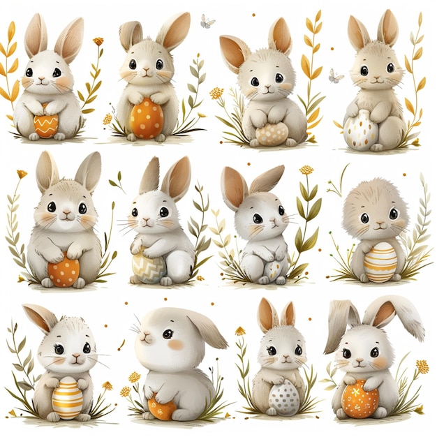 rabbit vector set