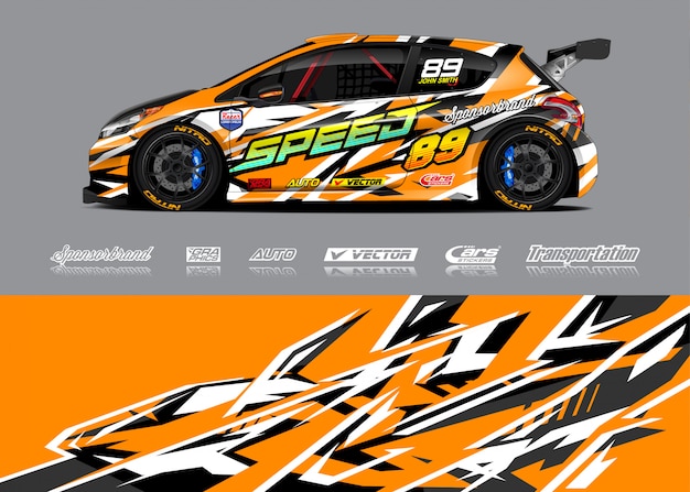 Race auto livrei illustratie