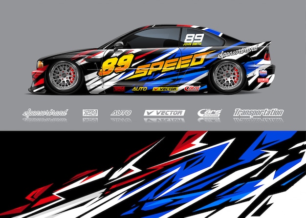 Race auto livrei illustratie