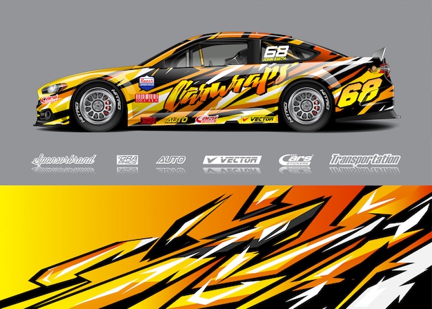 Race auto livrei illustratie