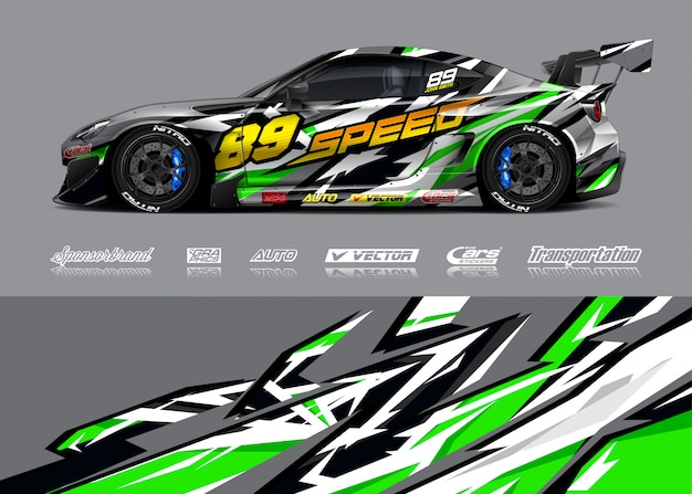 Race auto livrei illustratie