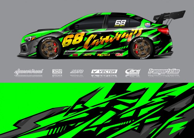 Race auto livrei illustratie