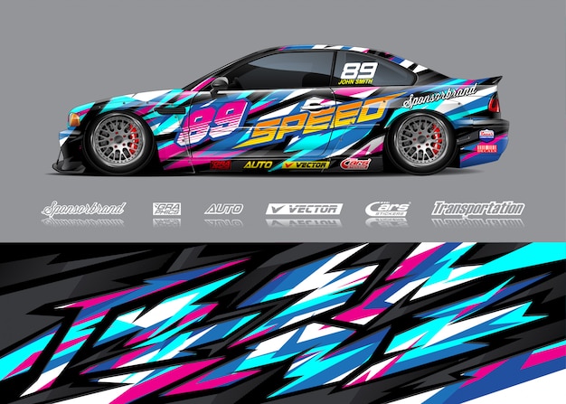Race auto livrei illustratie
