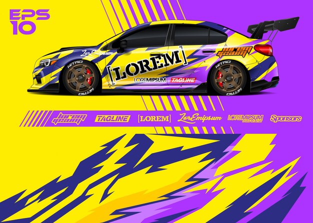 Race car livery designs