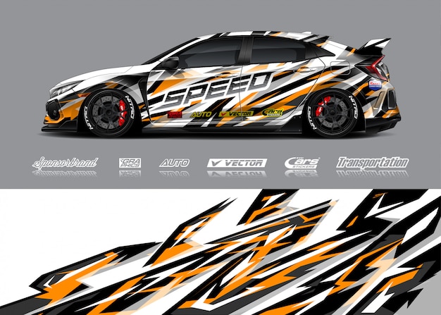 Race car livery illustration