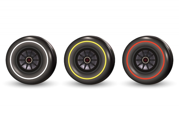 Vector race car tyre