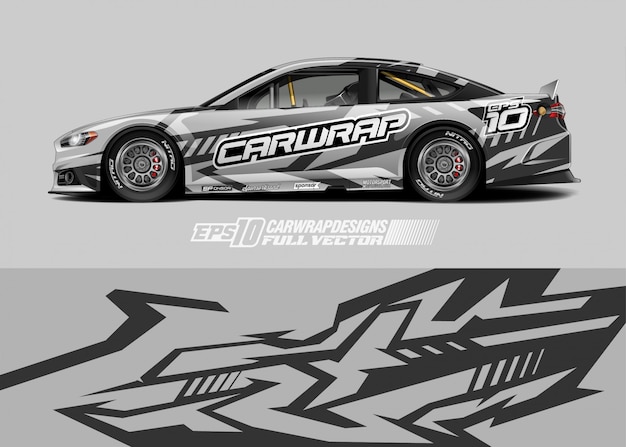 Race car wrap designs