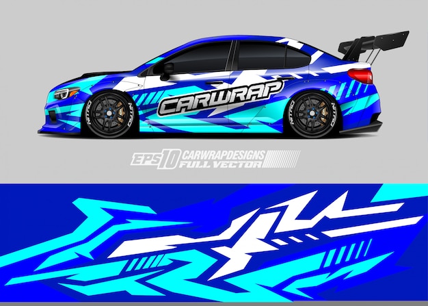 Race car wrap designs