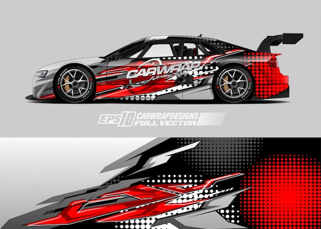 Race car wrap designs