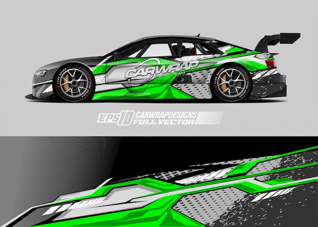 Race car wrap designs