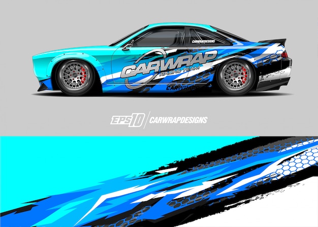 Race car wrap designs