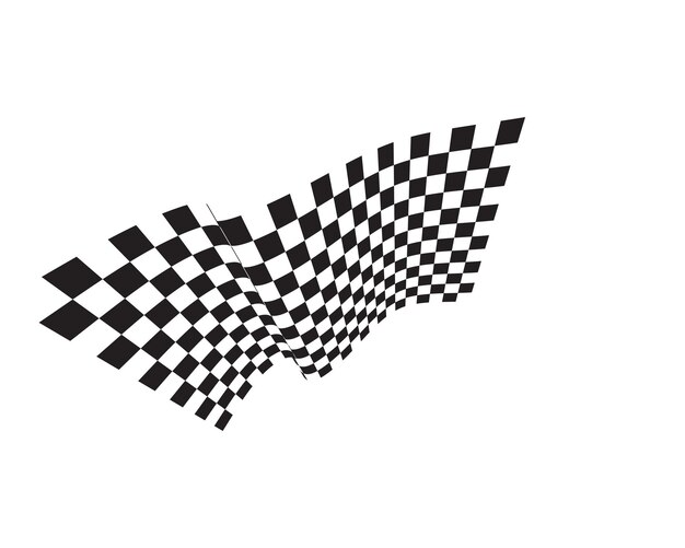 Race flag icon design