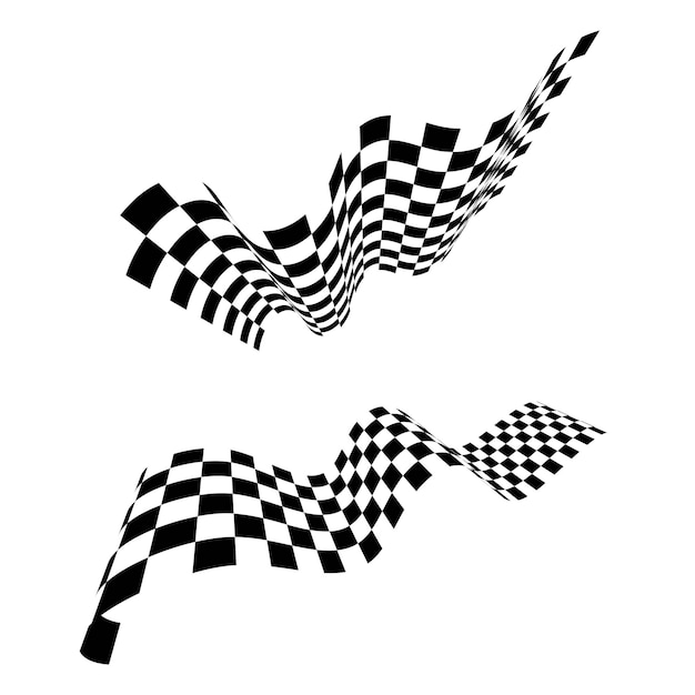 Race flag icon design