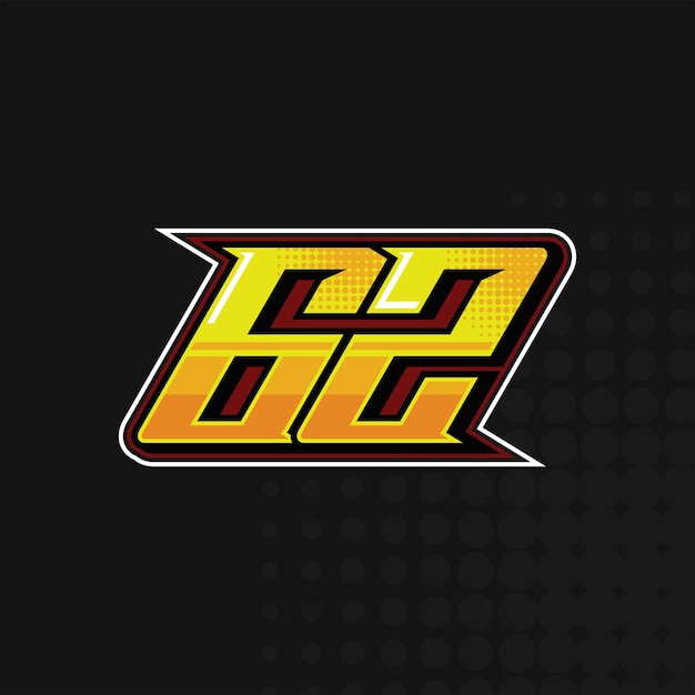 Race Number 62 logo design vector
