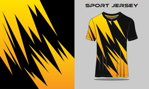 Race sport tshirt ontwerp collectie sport ontwerp voor voetbal race jersey games Premium Vector